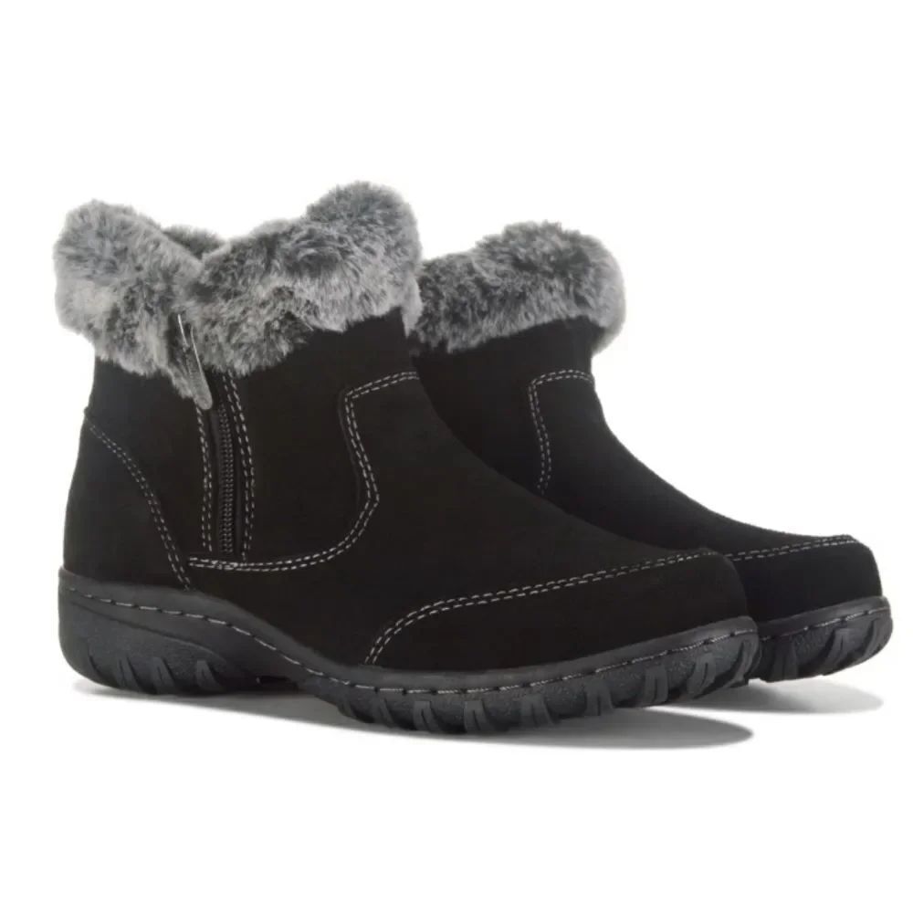 KHOMBU WOMEN'S JESSICA ANKLE SUEDE BOOTS